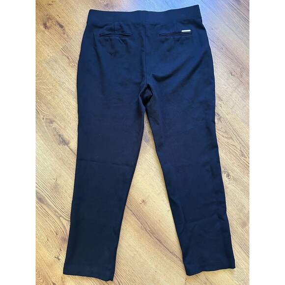 MICHAEL Michael Kors Black Pull‎ On Dress Pants, Stretch, Lg, Comfy & Business - Picture 4 of 15